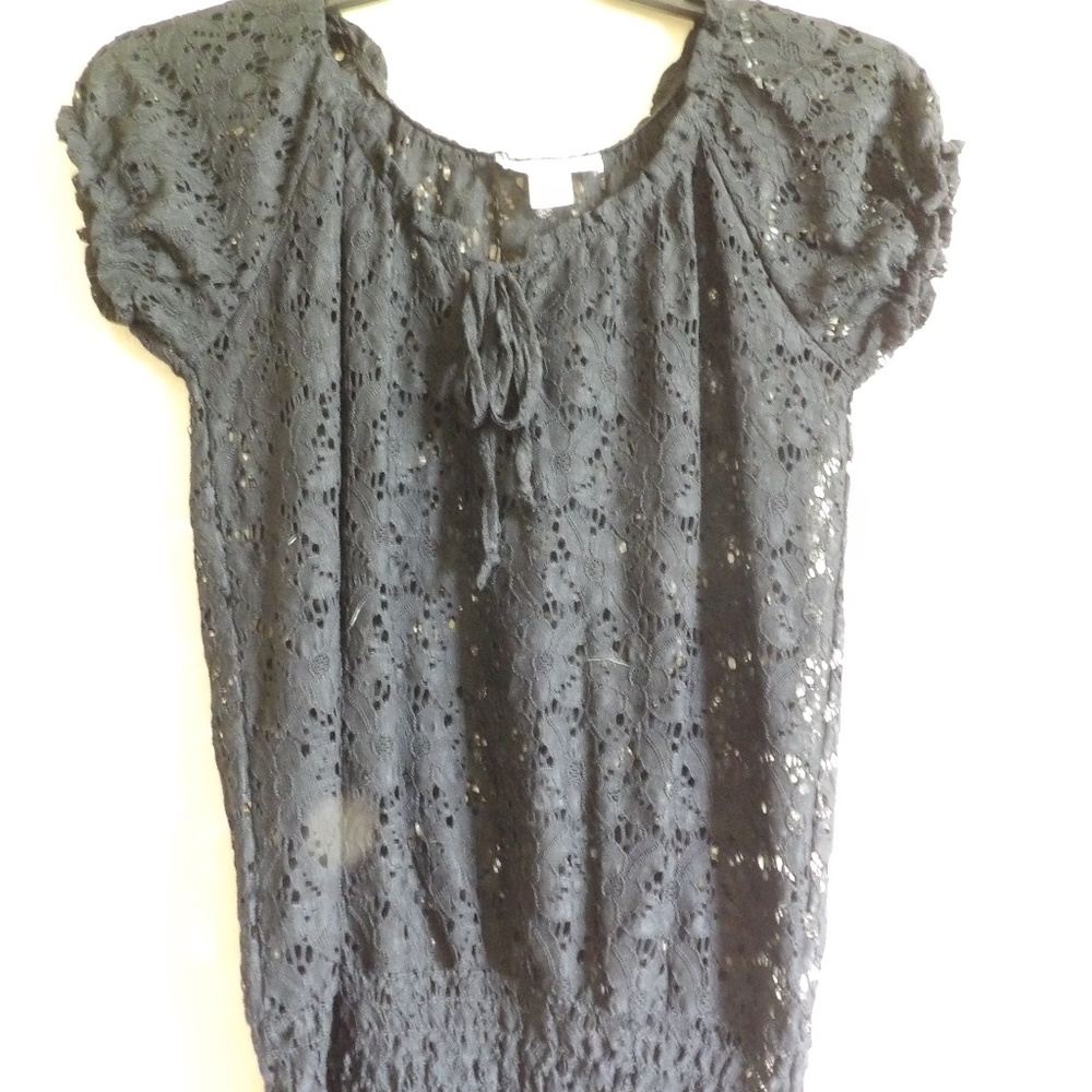 Derek Heart Lace Top